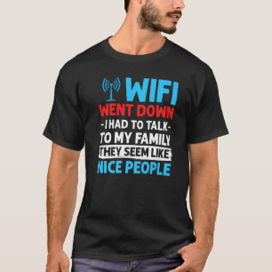 Camiseta Wlan de Internet de enrutador Wifi cita contraseña
