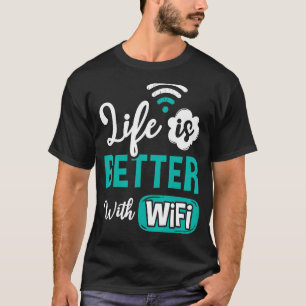 Camiseta Wlan de Internet de enrutador Wifi cita contraseña