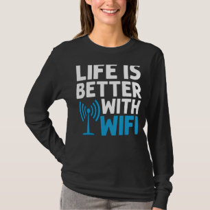 Camiseta Wlan de Internet de enrutador Wifi cita contraseña