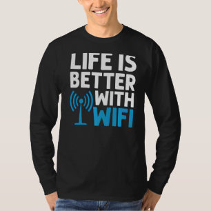 Camiseta Wlan de Internet de enrutador Wifi cita contraseña