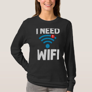 Camiseta Wlan de Internet de enrutador Wifi cita contraseña