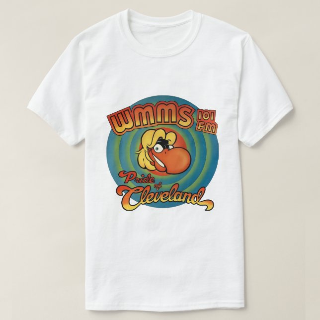 Camiseta wmms fm cleveland (Diseño del anverso)