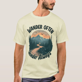 Camiseta Wnader A Menudo Se Pregunta Siempre Amantes De La