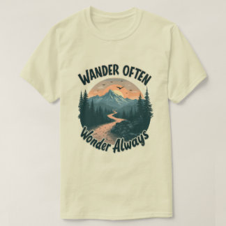 Camiseta Wnader A Menudo Se Pregunta Siempre Amantes De La