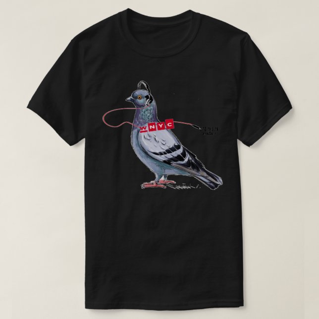 Camiseta WNYC pigeon 24 (Diseño del anverso)