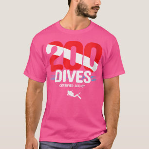 Camiseta Wo 200.º Buceador Con Bandera Scuba Buceo