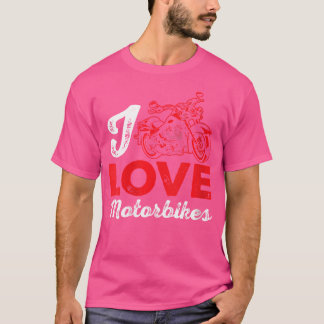 Camiseta Wo Amante de Motocicleta Divertido Motocicleta