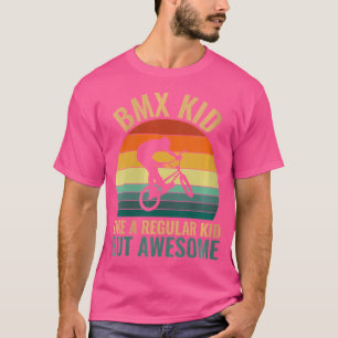 Camiseta Wo Bmx Kid Cyclist Bmx Bike