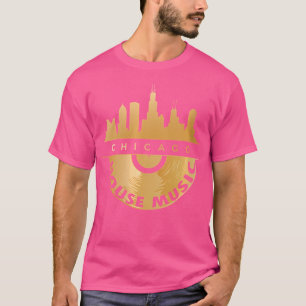 Camiseta Wo Chicago House Music Cityscape Vinilo Rave