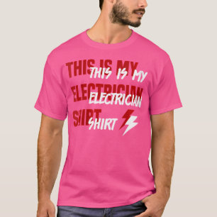Camiseta Wo Electrician Ironic Diciendo El Artesano Voltage