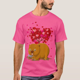 Camiseta Wo Gracioso Animal De Wombat Lover Wombat El Día D