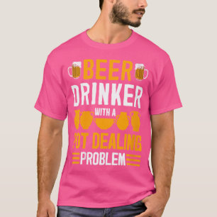 Camiseta Wo Gracioso Dealer Beer Drinker Cita Cerámica Cer