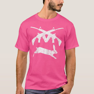 Camiseta Wo Gun Bunny Ar-15 Rifles Hunter Disparo competiti