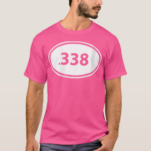 Camiseta Wo Hombres 338 Caza de Gran Juego Rifle Caliber Gu