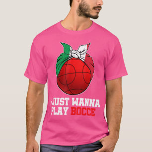 Camiseta Wo Juego de Bowling Italiano Bocci Player Bocce B