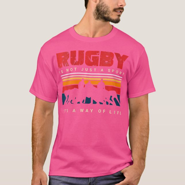 Camiseta Wo Jugador De Rugby Y Táchese O Toque Para Un (Anverso)