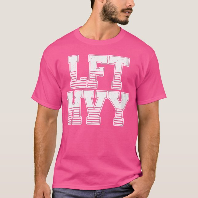 Camiseta Wo Lft Hvy Lift Pesada Halterofilia Barbell Gym Wo (Anverso)