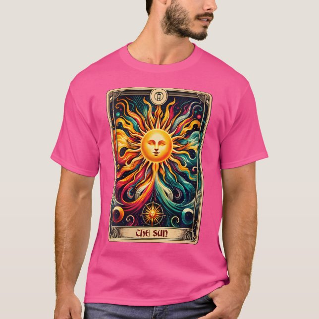 Camiseta Wo Major Arcana Tarot Card The Sun (Anverso)