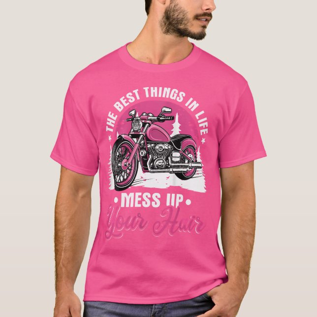 Camiseta Wo Motorcycle Women Motorbike Funny Bike Lover (Anverso)