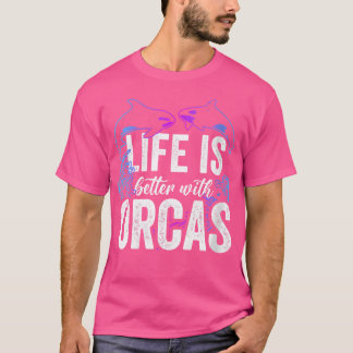 Camiseta Wo Orcas Lover pesca el mar asesino ballenas desmo