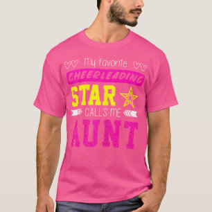 Camiseta Wo Porristas Mi Porrista Favorita Me Llama Tía