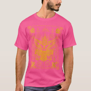 Camiseta Wo Sawadee Thai Tradicional Sak Yant Tig Twin