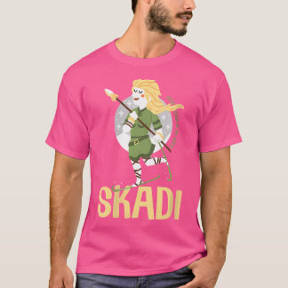 Camiseta Wo Skadi Norse Giantess Diosa De Invierno De Nieve