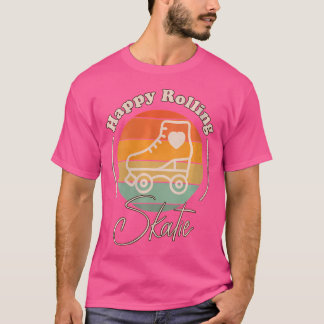Camiseta Wo Skatie Feliz Rolling Para El Patinaje De Roller