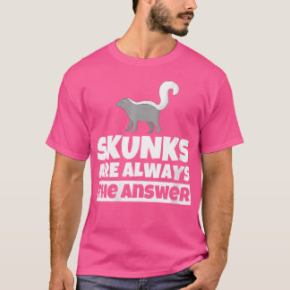 Camiseta Wo Skunk Lover Funny Skunks Humor