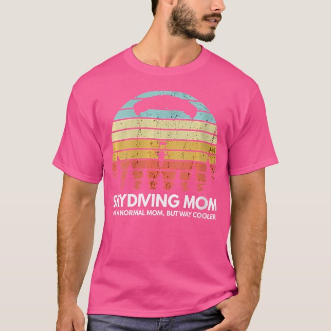 Camiseta Wo Skydiving Mom Skydiving Madre Pareja Matanza (Anverso)