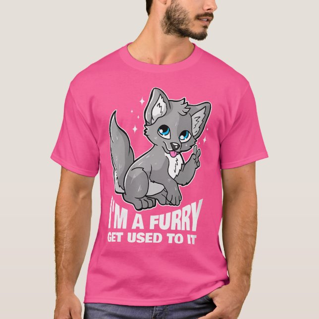 Camiseta Wo, Soy Un Furry Furry Wolf Cosplay Furry (Anverso)