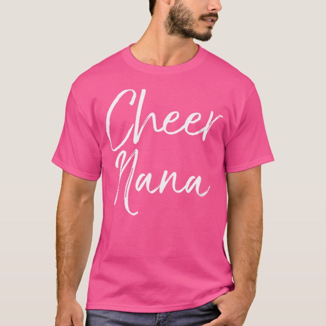 Camiseta Wo Supportive Cheerleading Competition Grandma Che (Anverso)