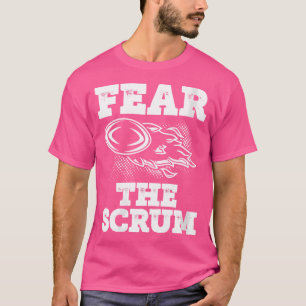 Camiseta Wo Teme El Rugby Del Jugador De Rugby Scrum