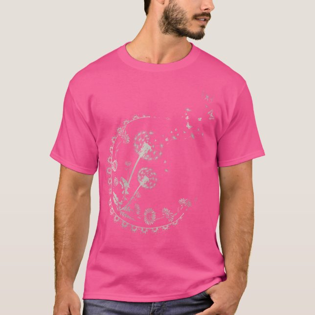 Camiseta Wo Trendy Dandelion Moon Rays (Anverso)