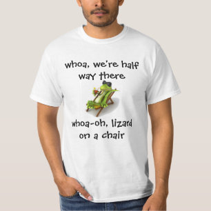 Camiseta woa, estamos a medio camino, whoa-oh, lagarto en u