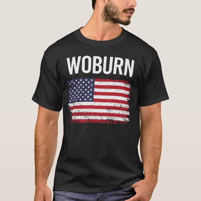 Camiseta Woburn Bandera Americana (Anverso)
