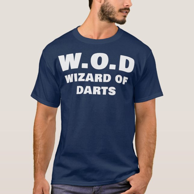 Camiseta WOD Wizard Of Darts Premium (Anverso)