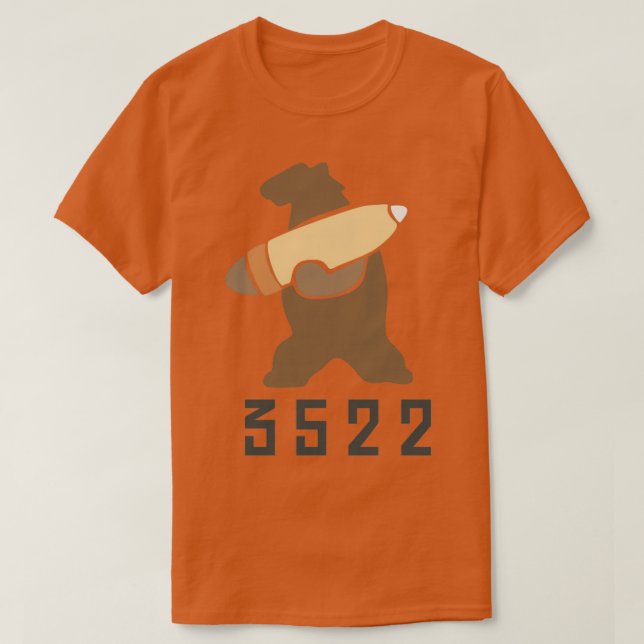 Camiseta Wojtek the bear Polish Soldier Bear Natural Brown (Diseño del anverso)
