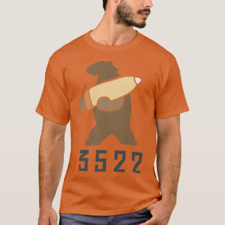 Camiseta Wojtek the bear Polish Soldier Bear Natural Brown