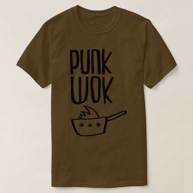 Camiseta Wok de Punk de Punkrock (Diseño del anverso)
