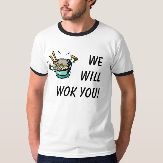 Camiseta ¡Wok usted! (Anverso)