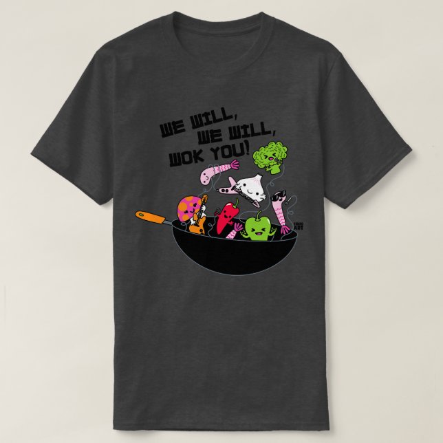 CAMISETA WOK YOU (Diseño del anverso)