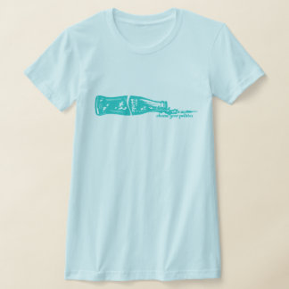 Camiseta Woke Soda Bottle Series: Azul De Mina