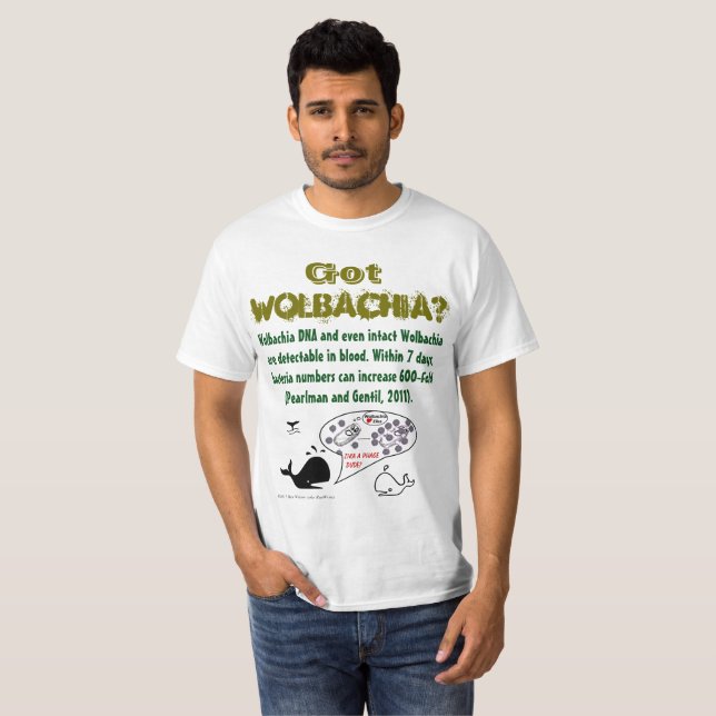 Camiseta ¿Wolbachia conseguido? por RoseWrites (Anverso completo)