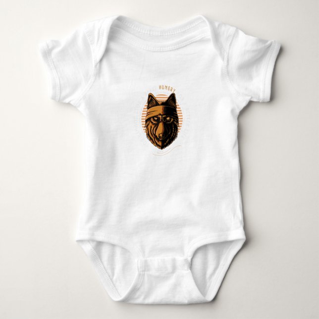Camiseta Wolf Beast con citas de la vida (Anverso)