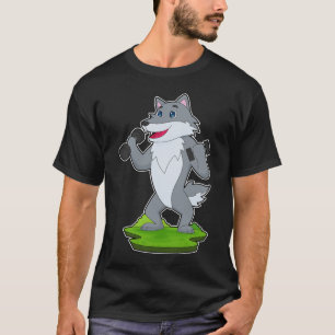 Camiseta Wolf Bodybuilding Dumbbells