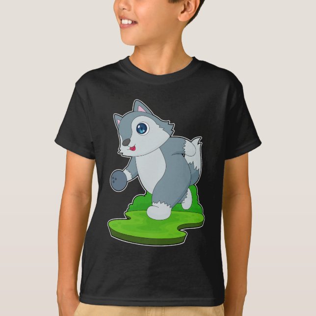 Camiseta Wolf Bowling Bowling (Anverso)
