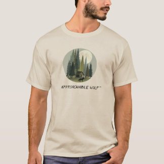 Camiseta Wolf  Cabin  : Approachable Wolf Tee