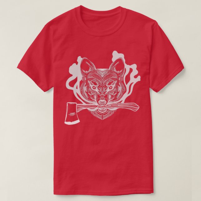 Camiseta Wolf Classic TShirt (Diseño del anverso)