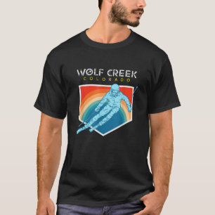 Camiseta Wolf Creek Colorado USA Ski Resort 1980 Retro T S